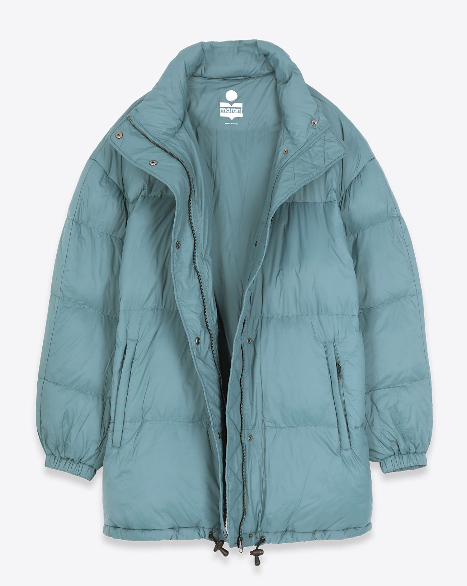 Manteau Dilys Isabel Marant Etoile vert.
