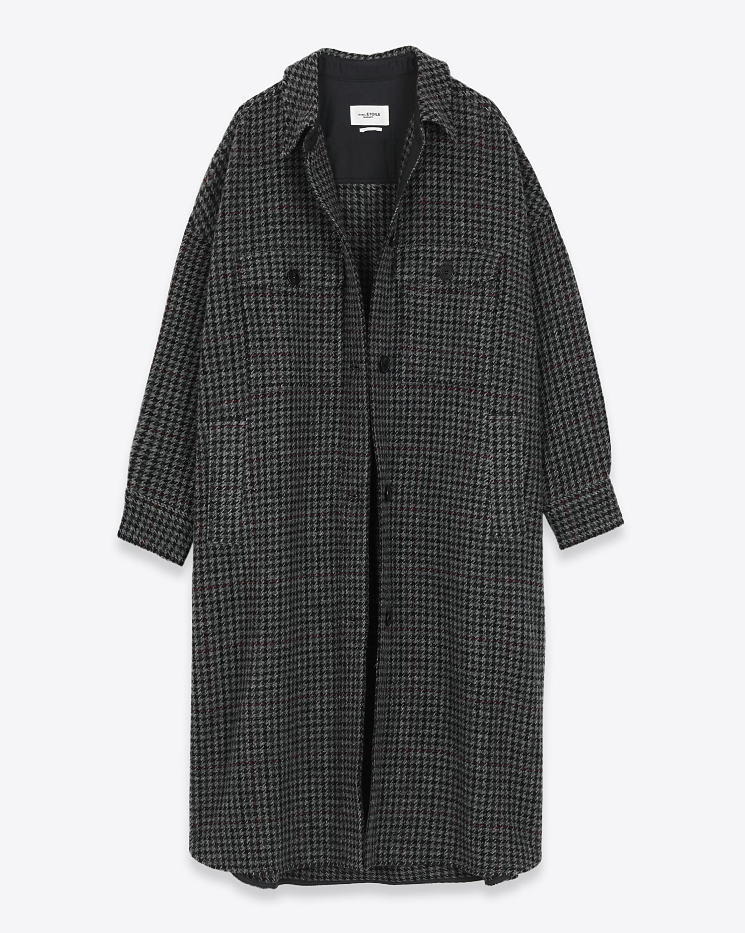Manteau Fontiali Isabel Marant Etoile anthracite.   

