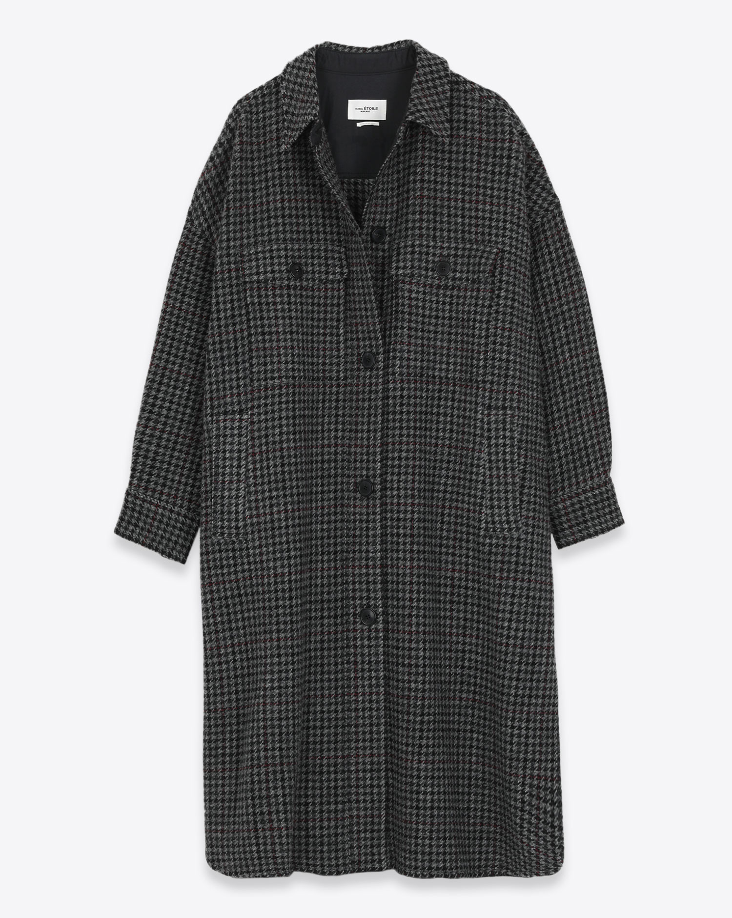 Manteau Fontiali Isabel Marant Etoile anthracite.   
