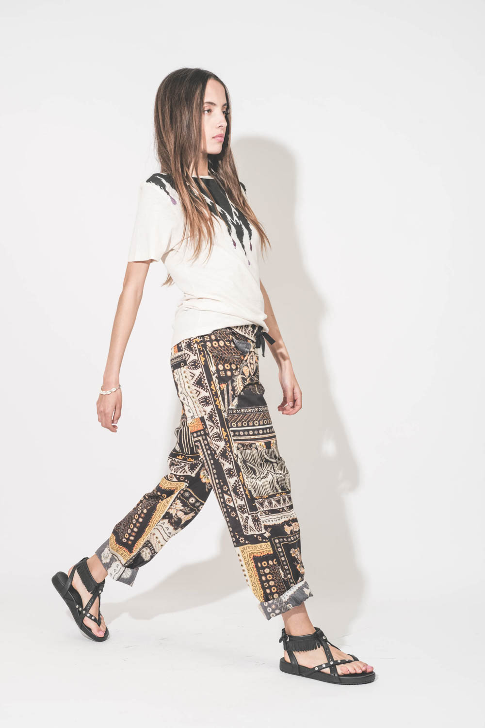 Image du produit Isabel Marant Etoile Pantalon Fedora – Noir Ochre - 6