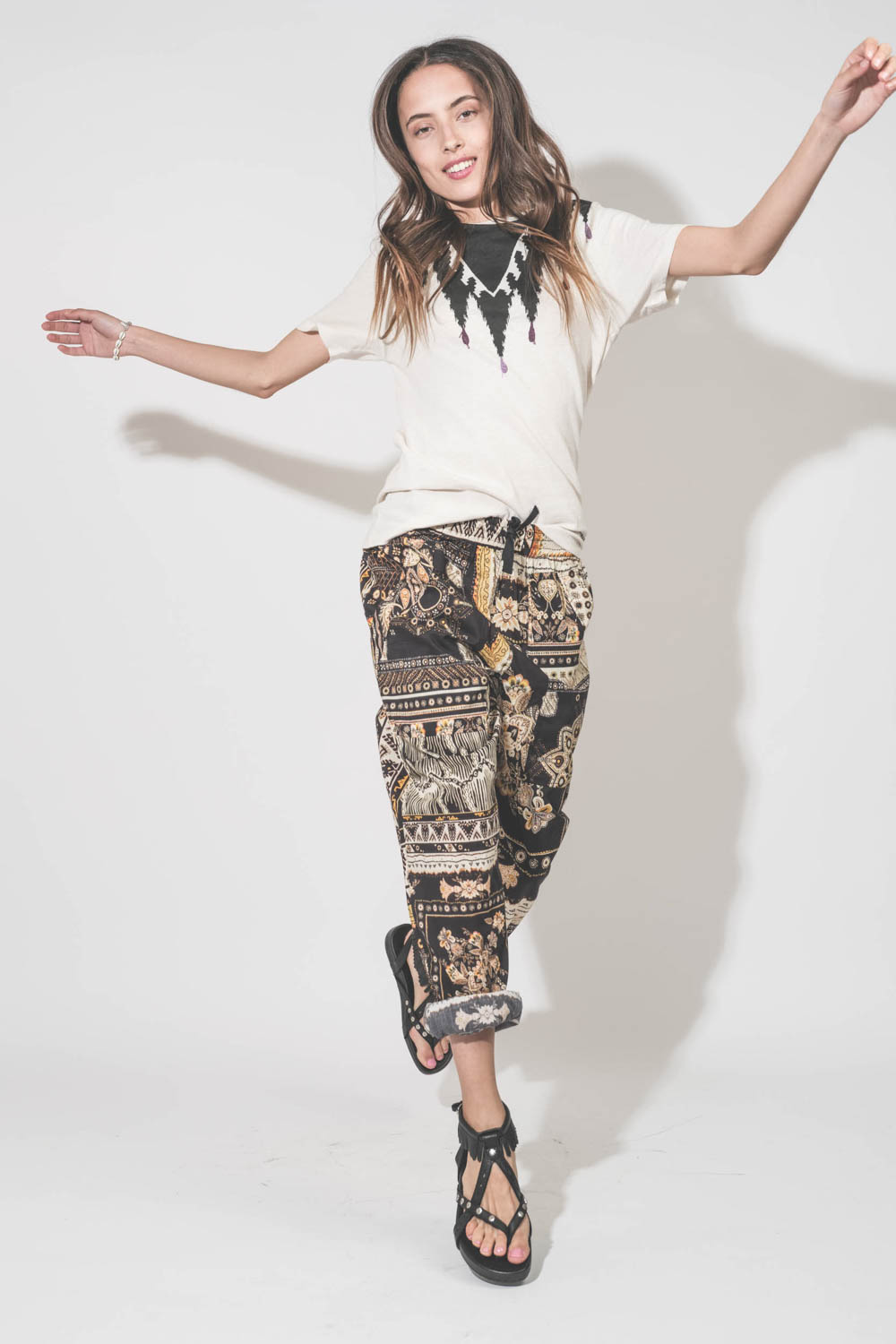 Image du produit Isabel Marant Etoile Pantalon Fedora – Noir Ochre - 4