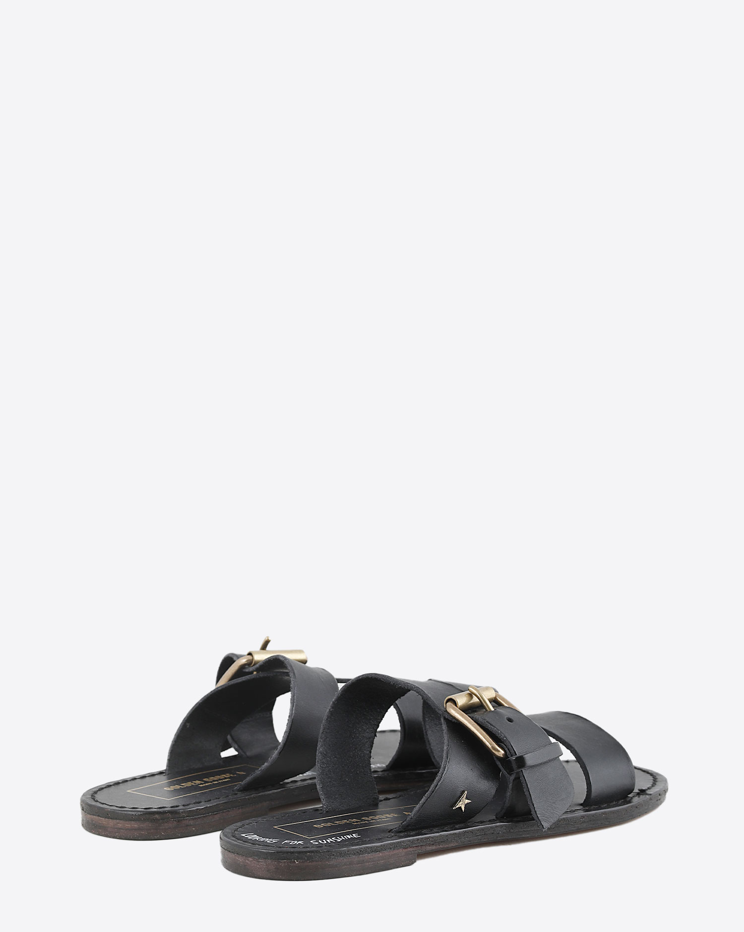  Sandales Margaret noires Golden Goose