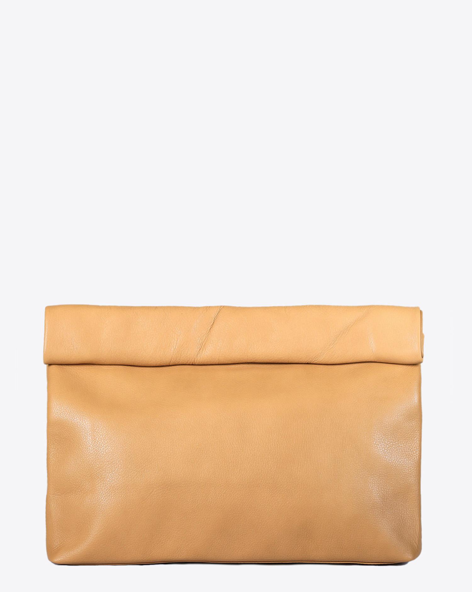 Marie Turnor Lunch Clutch - Camel  