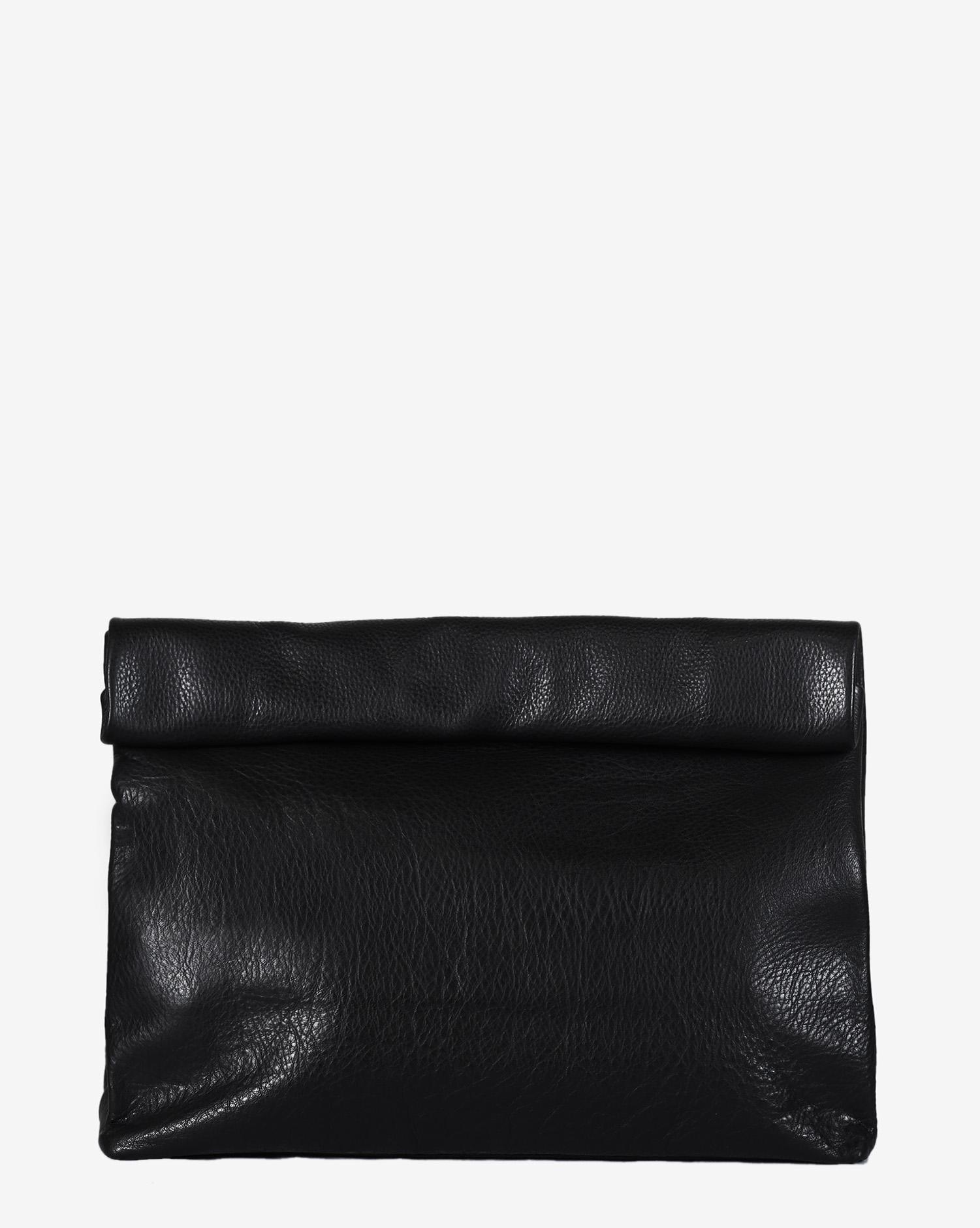 Marie Turnor Lunch Clutch - Pebble Black  