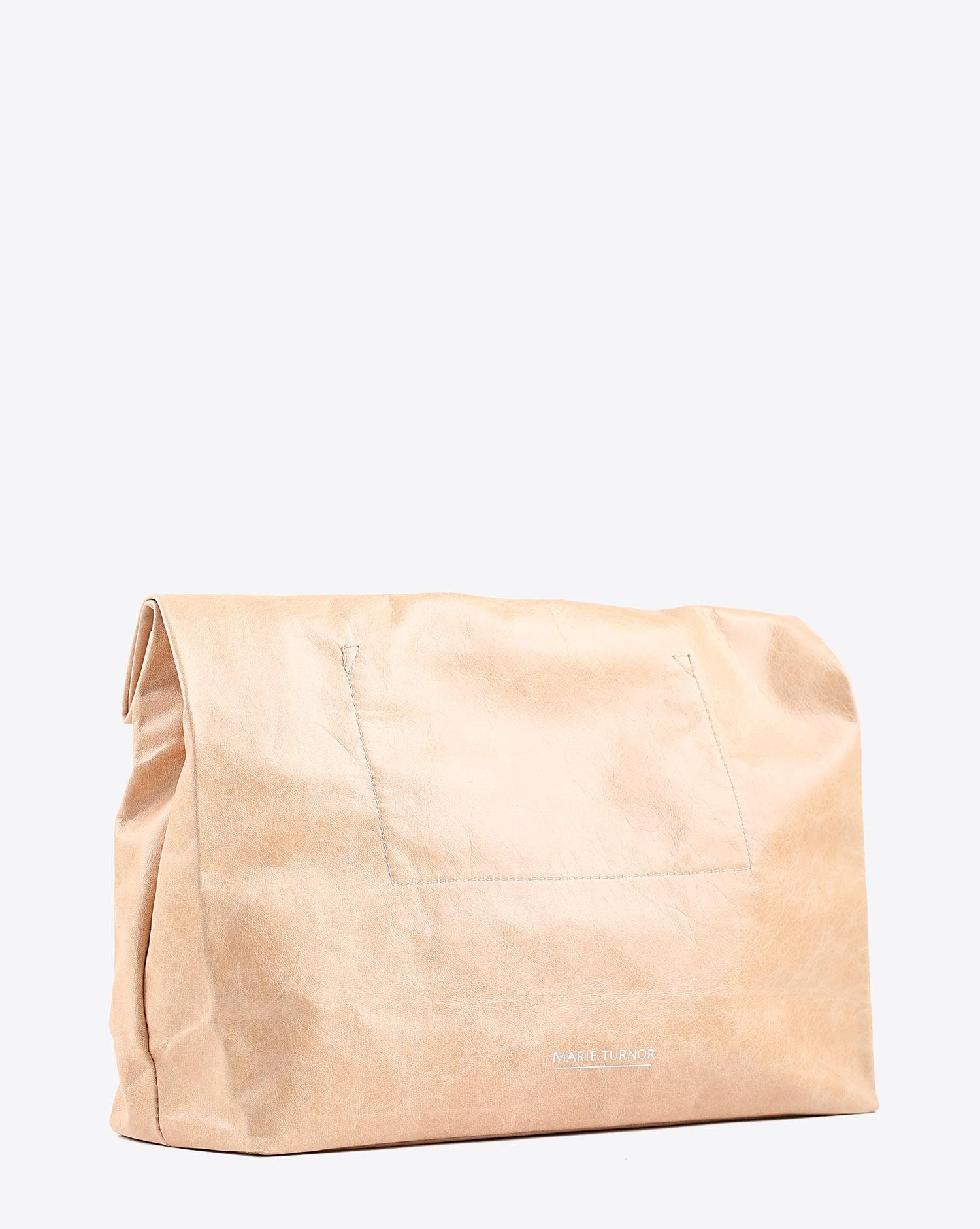 Marie Turnor Lunch Clutch - Tan  