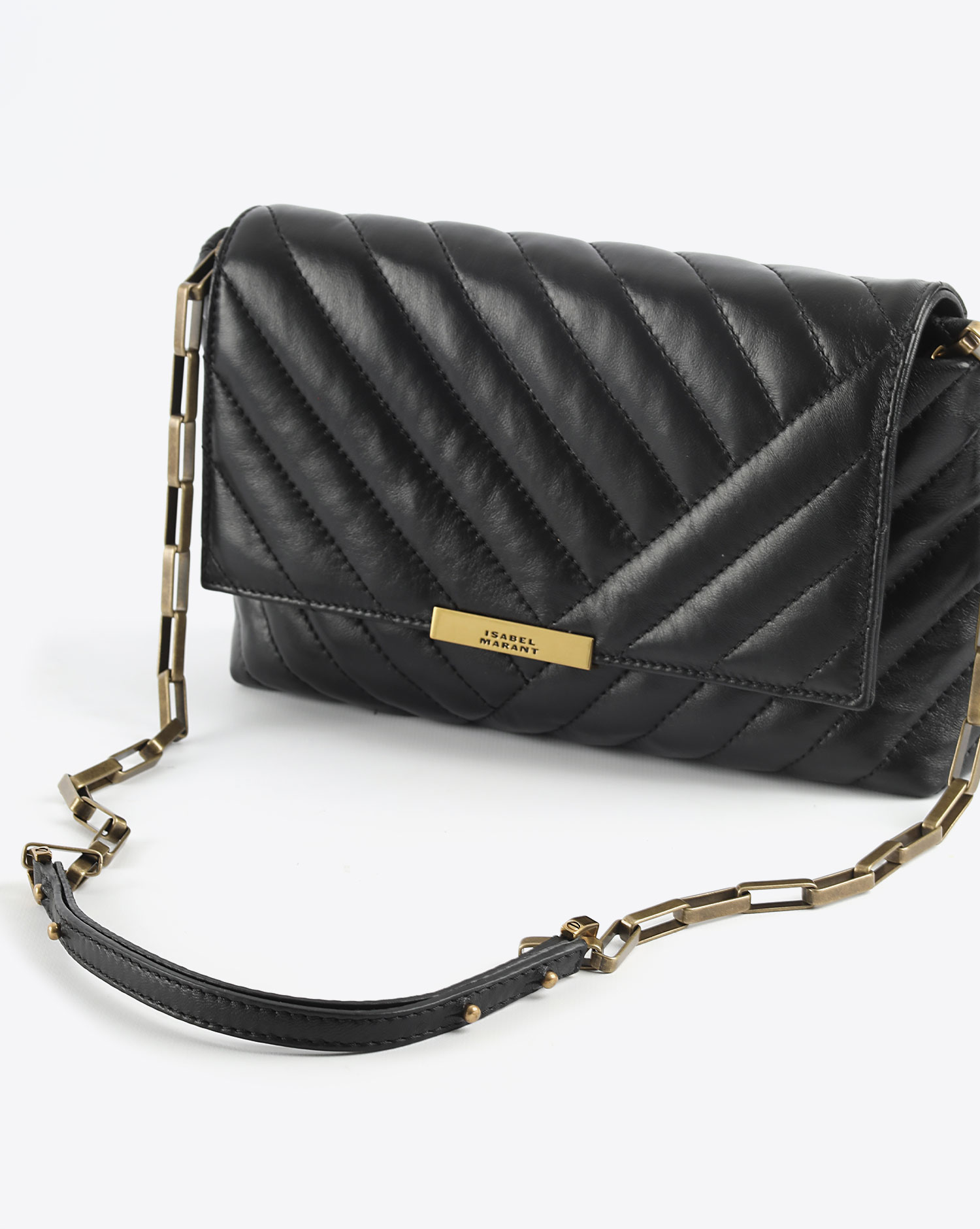 grafiek kubus Aanhoudend Isabel Marant Sacs MERINE – Black Gold