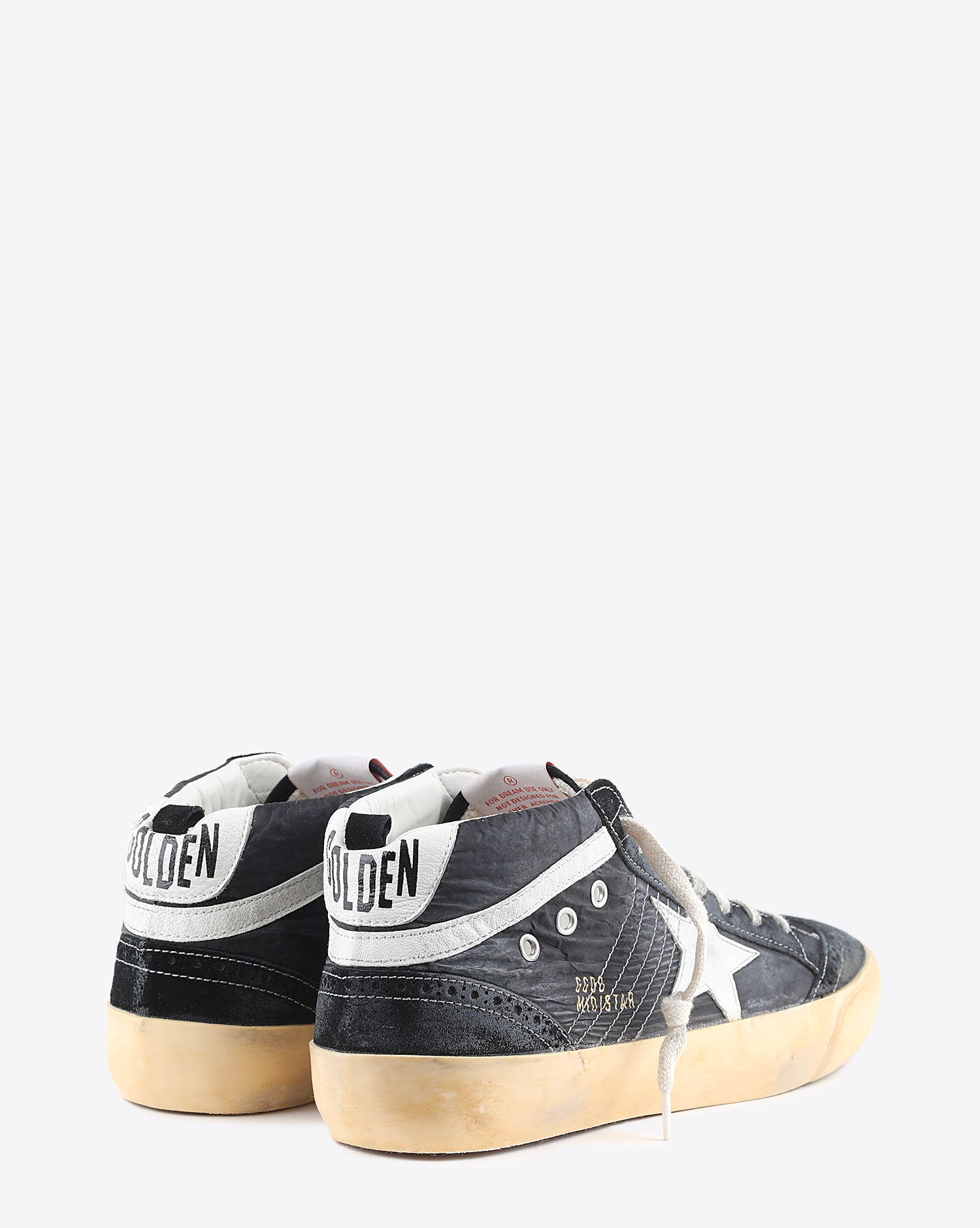 Sneakers Golden Goose Mid Star - Black White 80203