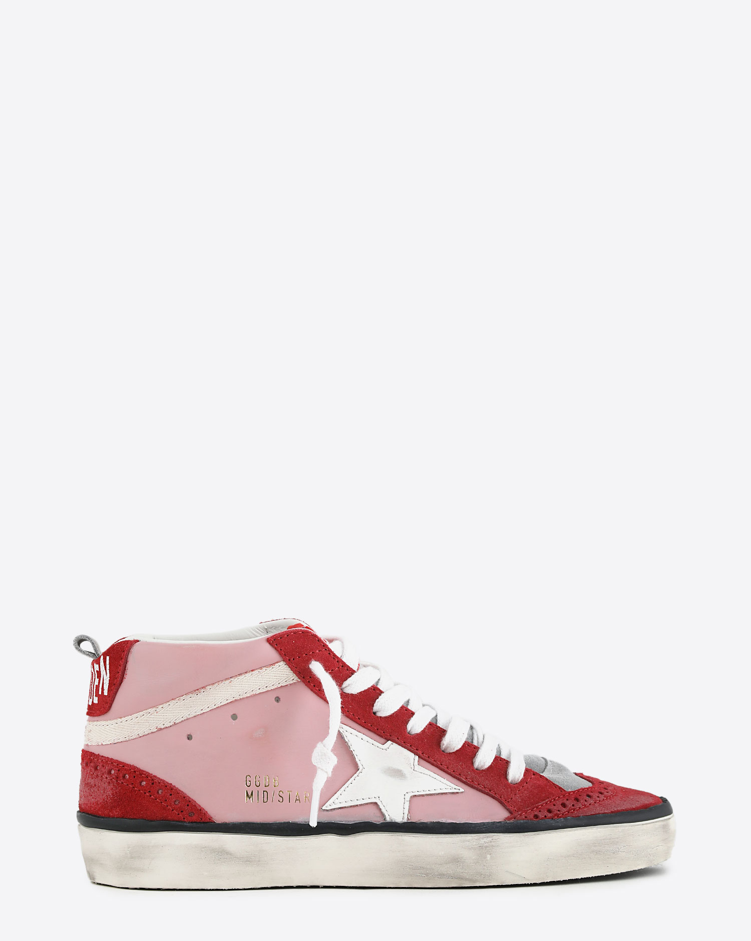 Golden Goose Sneakers Mid Star Pink Red White 82182
