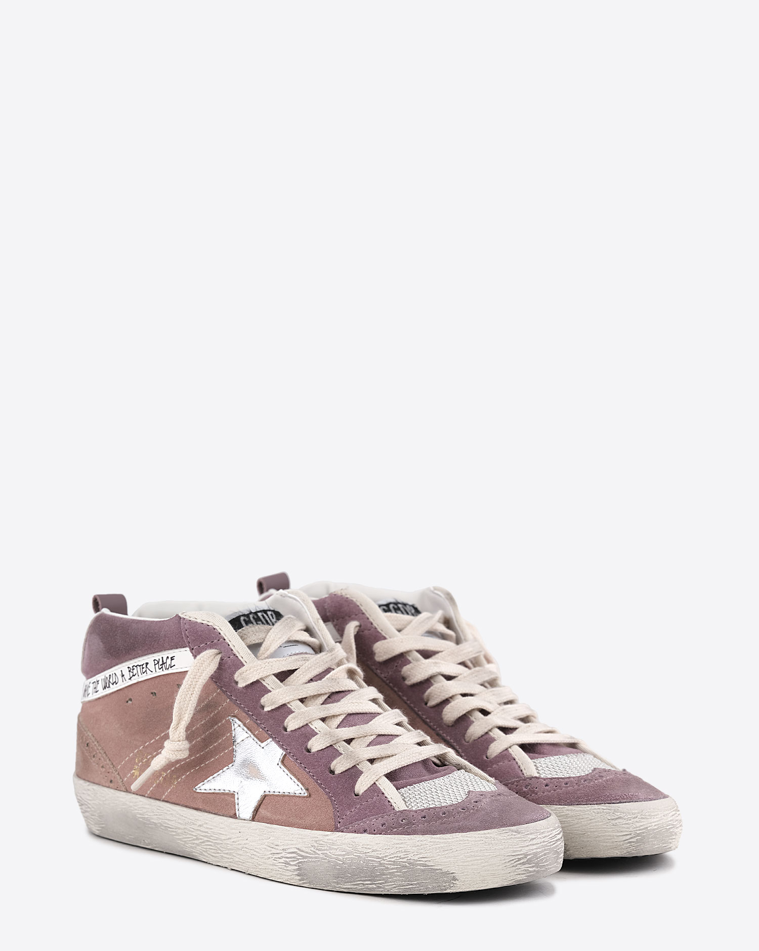 Golden Goose Femme Sneakers Mid Star Mauve Rose Milk 82717