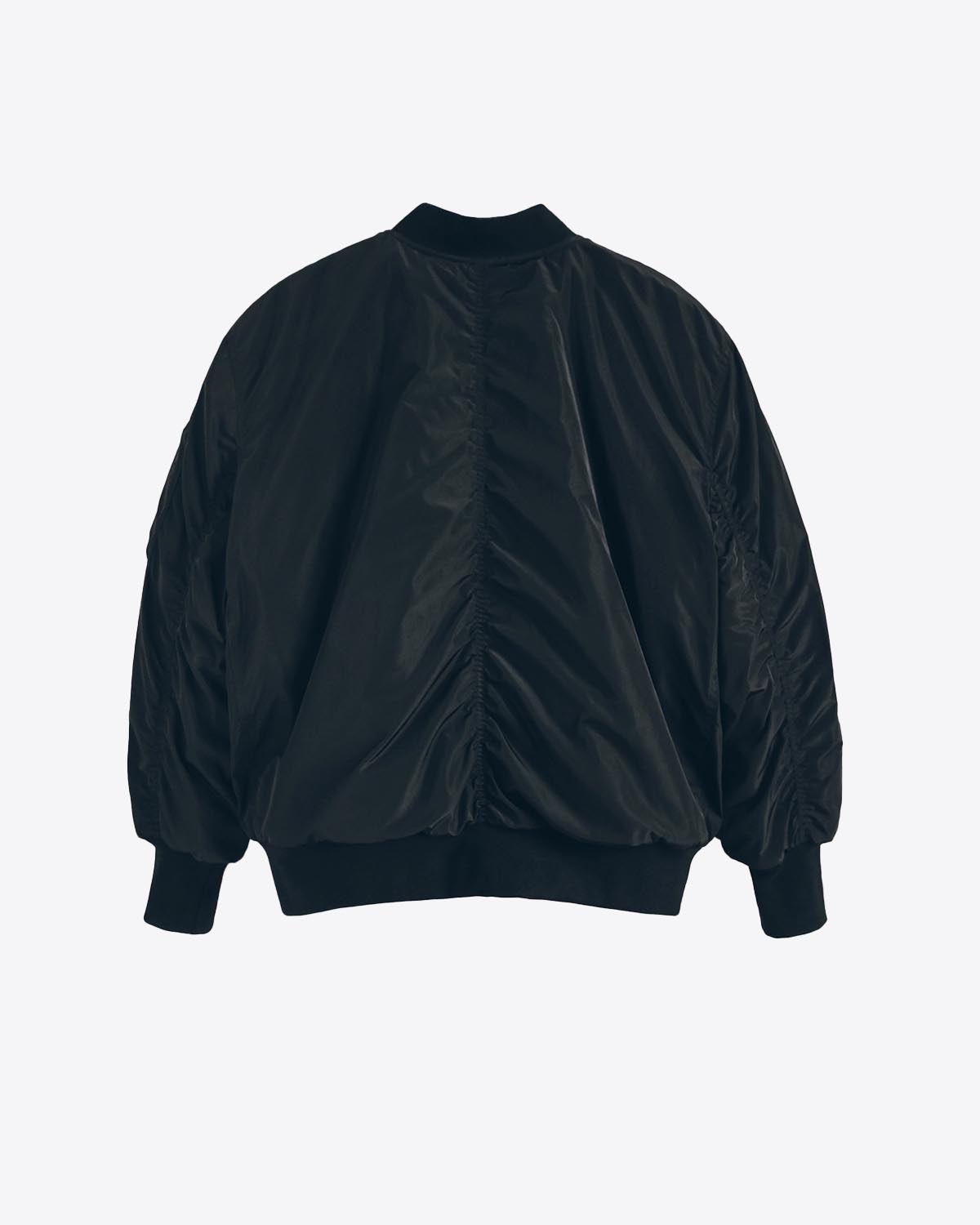 Produit Veste Bomber Aviateur Mikuta Noir. Vue dos.