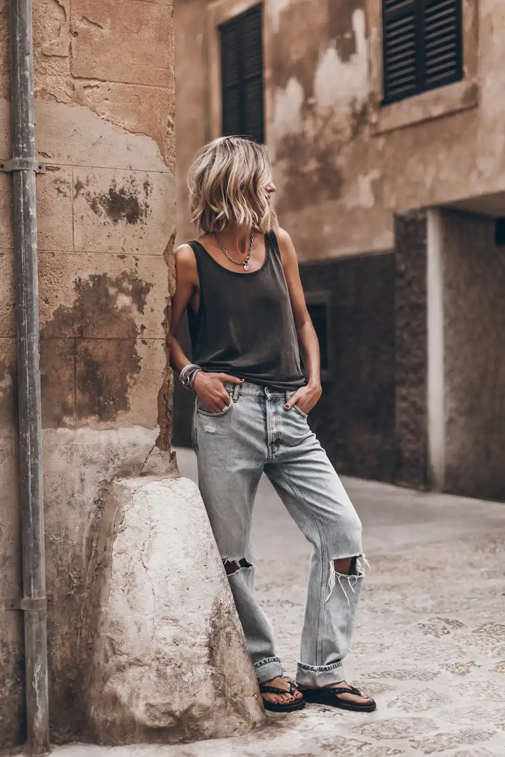Produit Mikuta Débardeur Oversized Anthracite