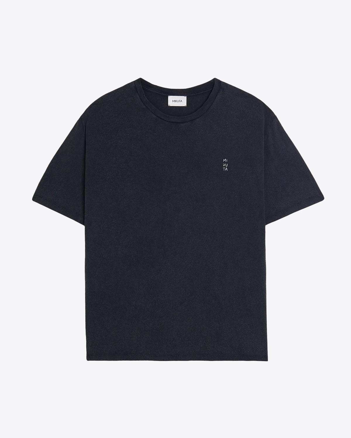 Tee-shirt Self Love Vintage Mikuta noir. Vue face. 