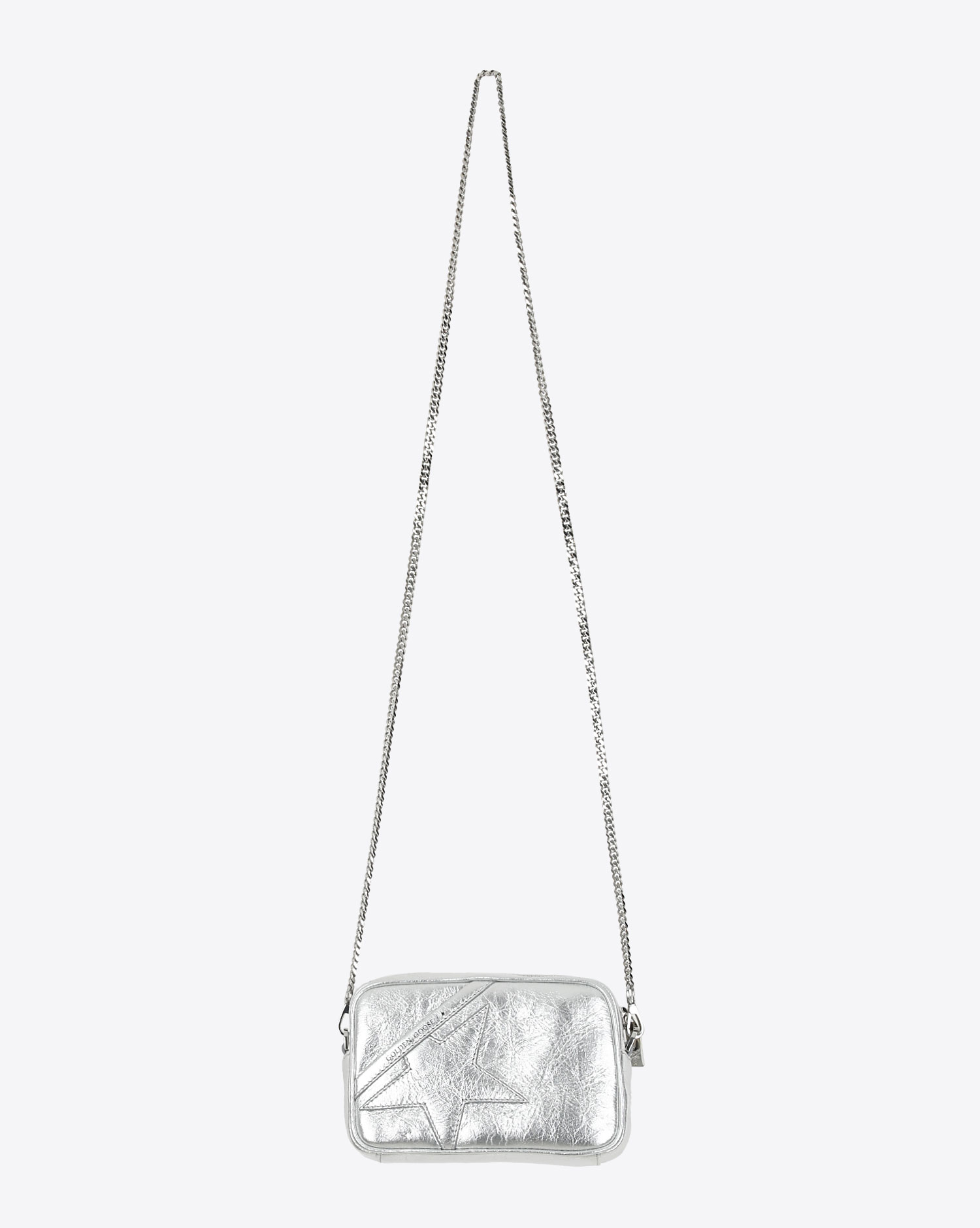 Sac Golden Goose Mini Star Silver