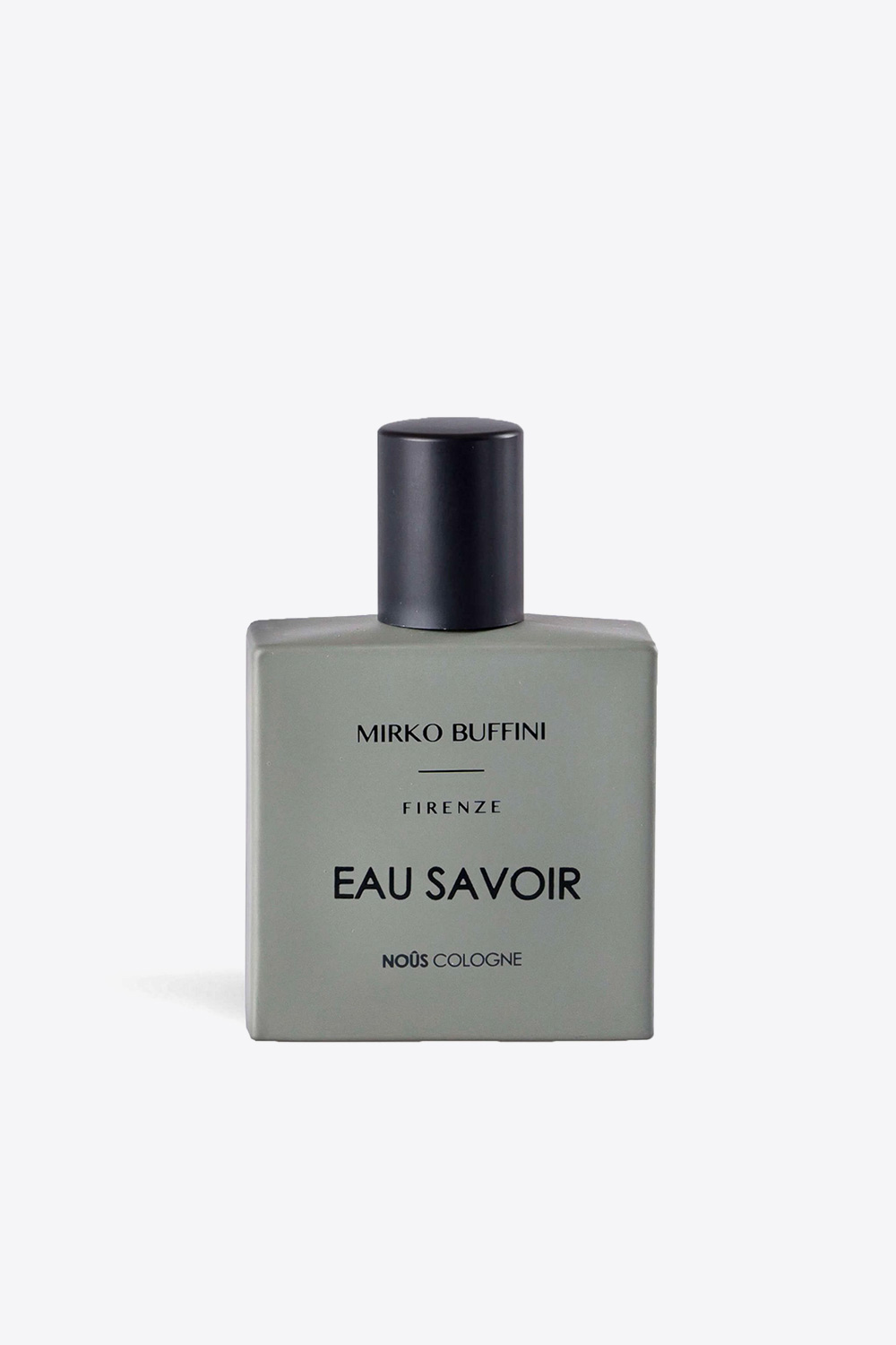Produit Eau de Cologne Noûs Eau de Savoir 30 ML Mirko Buffini. Falcon de face.