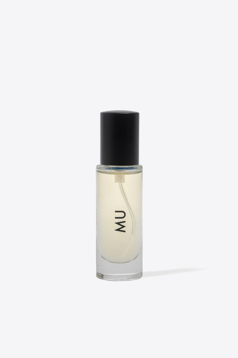 Parfum Mu Mirko Buffini Firenze. Flacon de 10 ml. Vue de face.