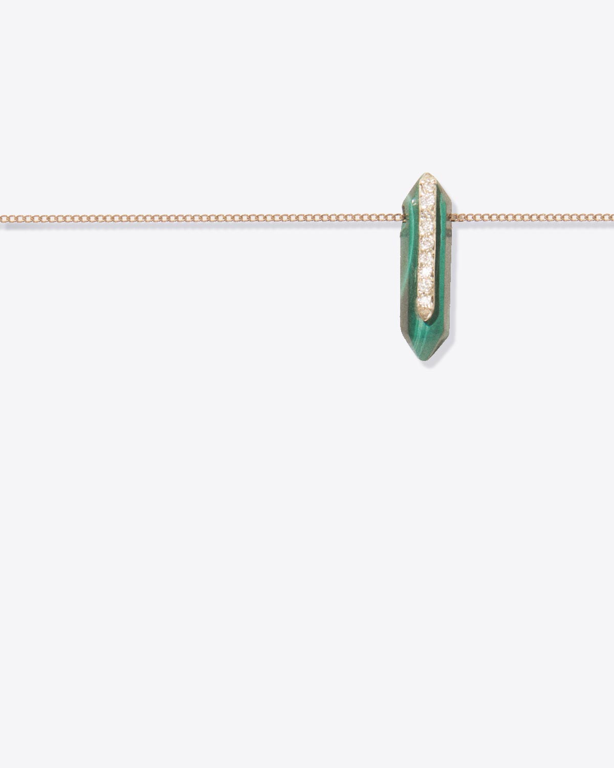 Collier Moon N°1 Malachite Pascale Monvoisin