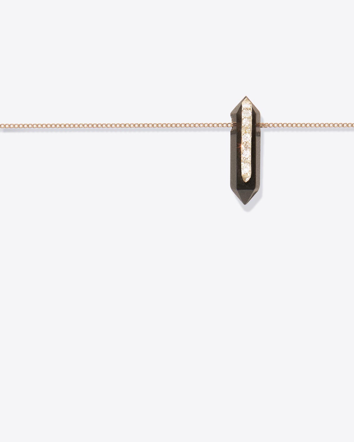 Collier Moon N°1 Onyx Pascale Monvoisin.