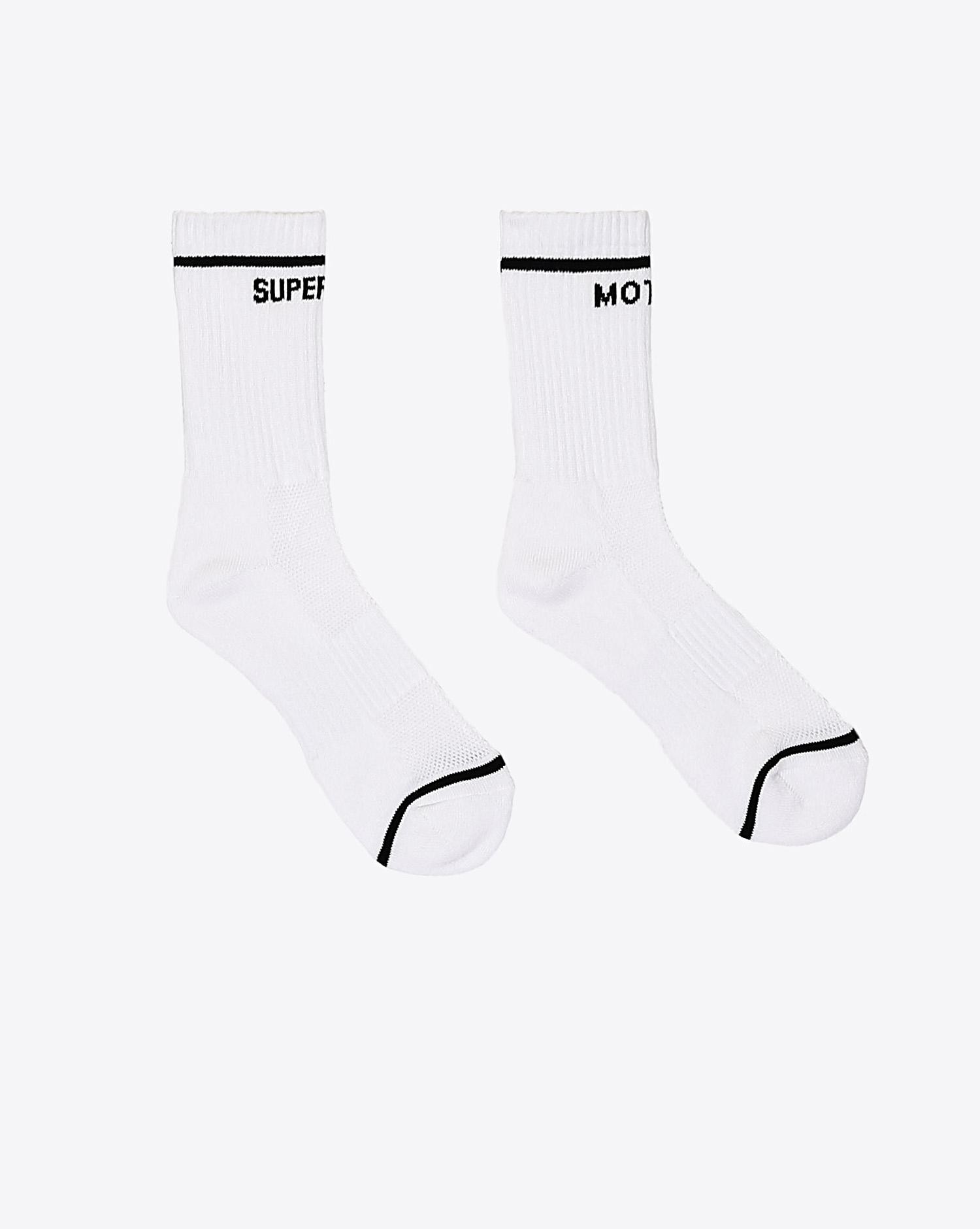 Produit Mother Denim Pré-Collection Chaussettes Baby Steps MOTHER SUPERIOR - WhiteBlack 