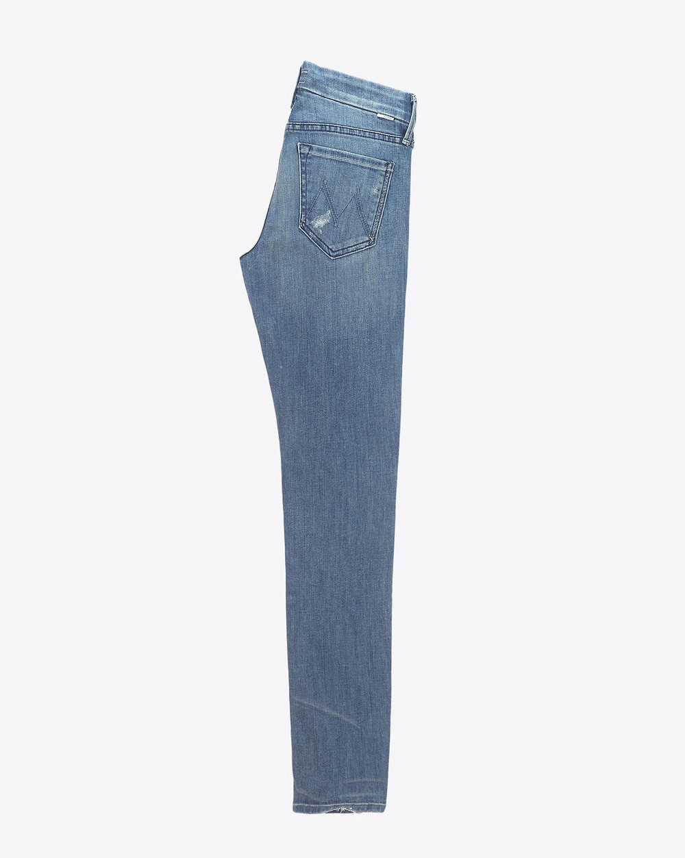 Mother Denim The Looker Skinny - Bleu Clair Graffiti Girl 