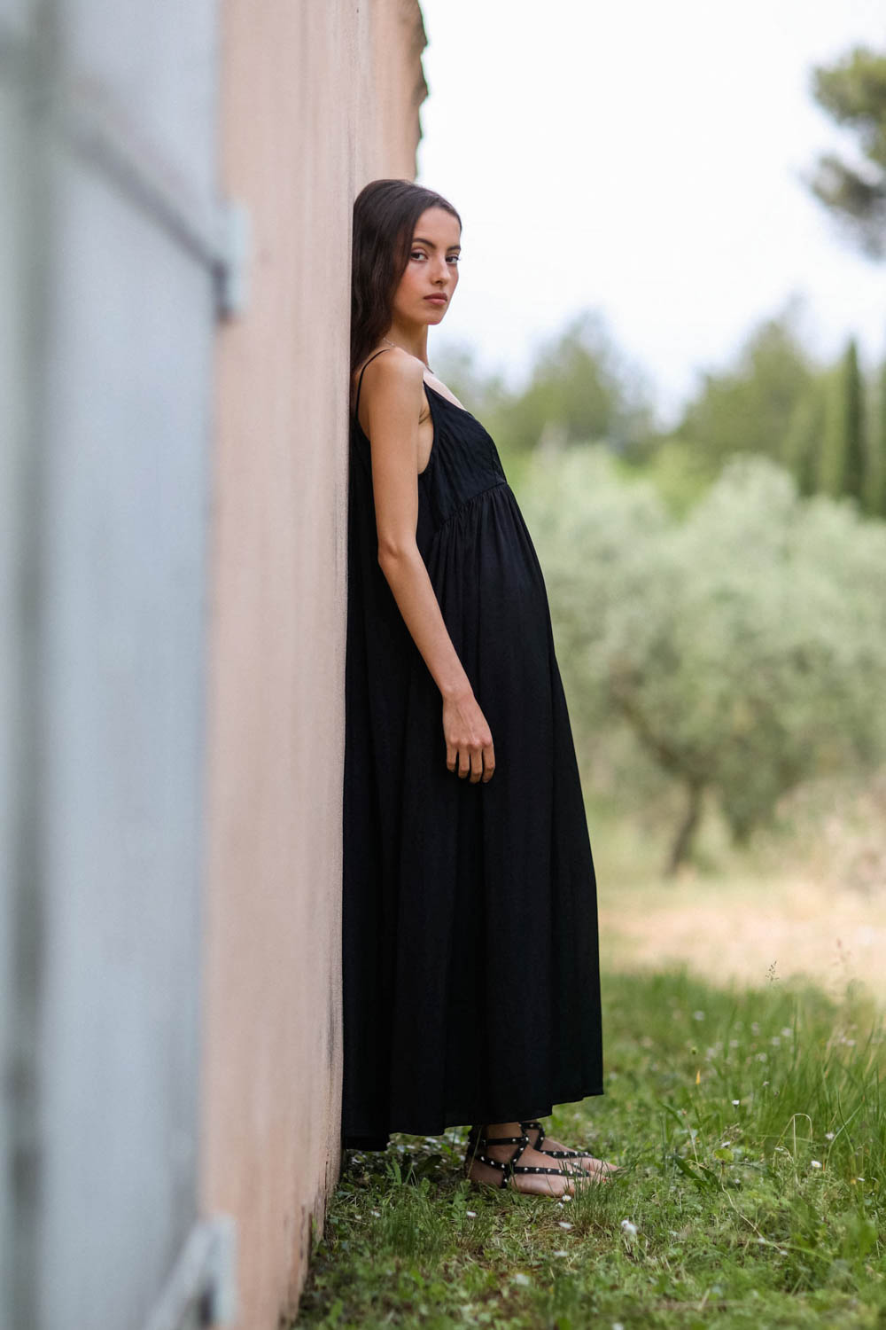 Robe Vis à Vis Jacquard noire 