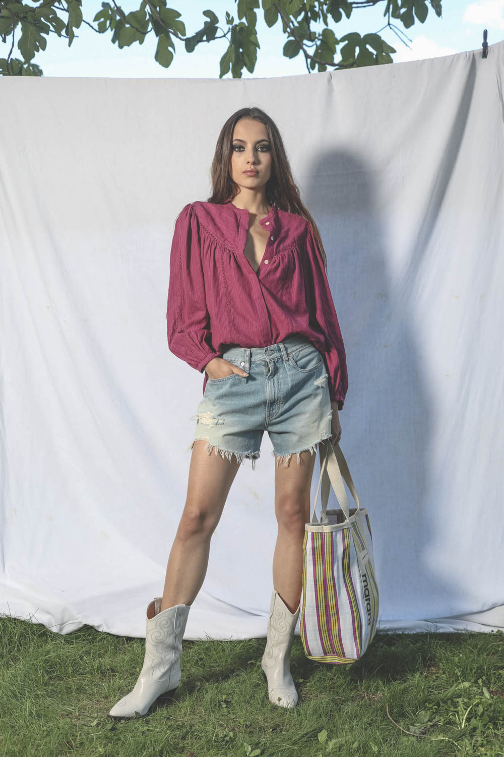 Isabel Marant Etoile Top LEONARD – Orchid