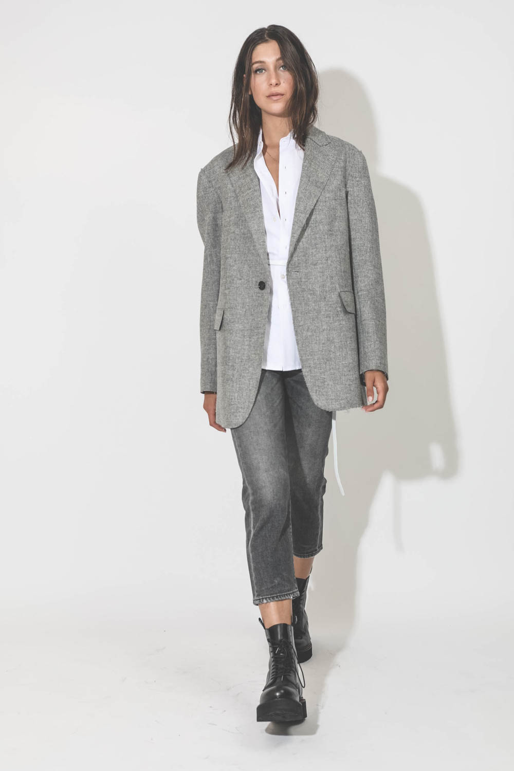 Blazer grise deals