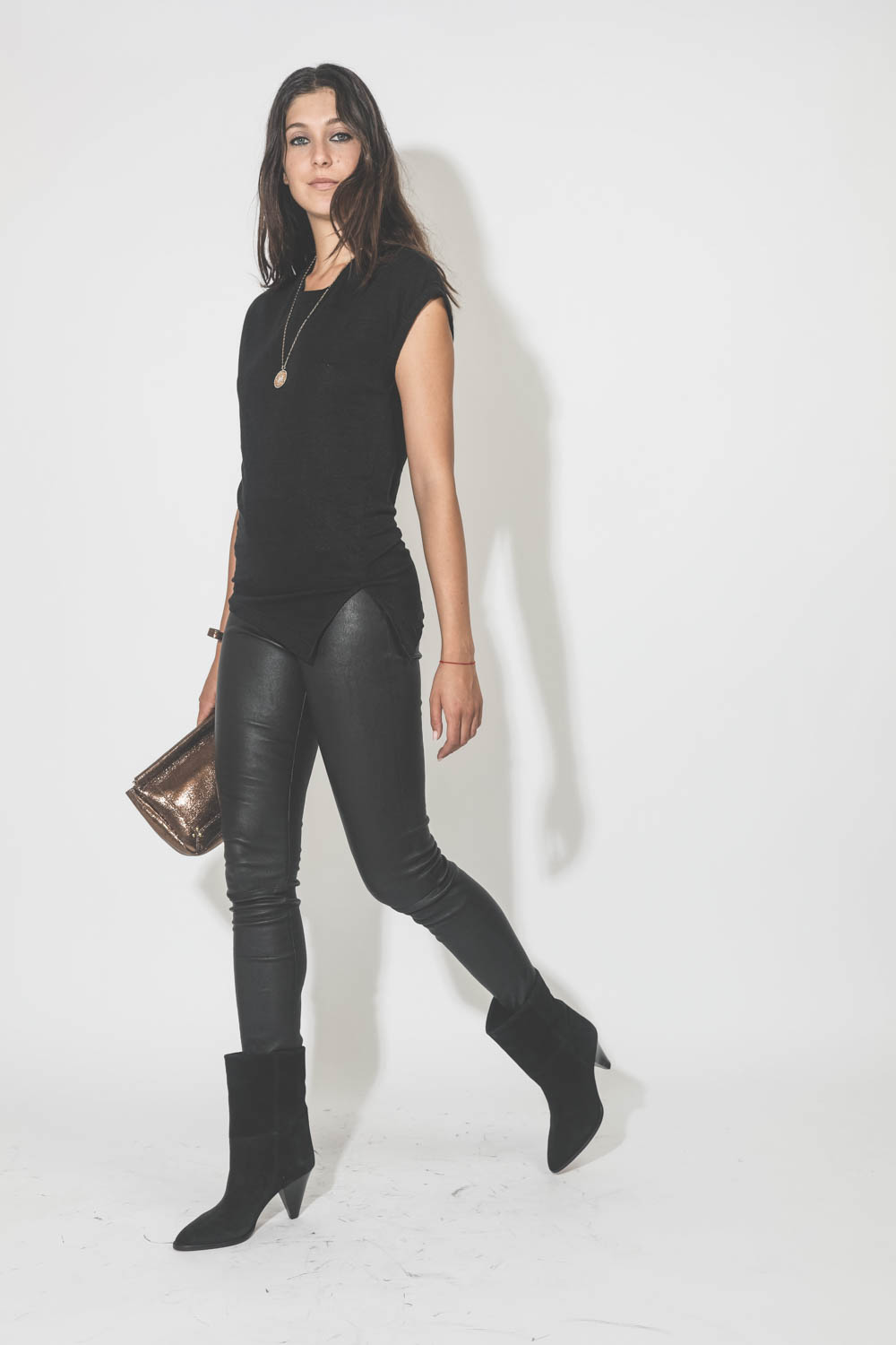 Tee shirt long asymétrique femme 2025