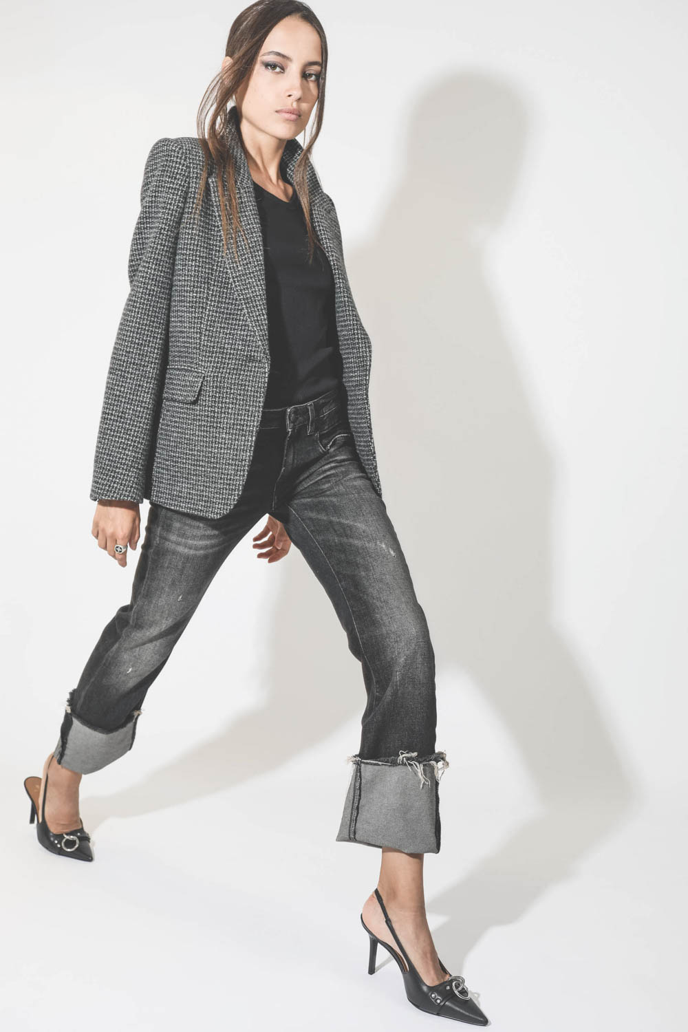 Jean jambes longues sales