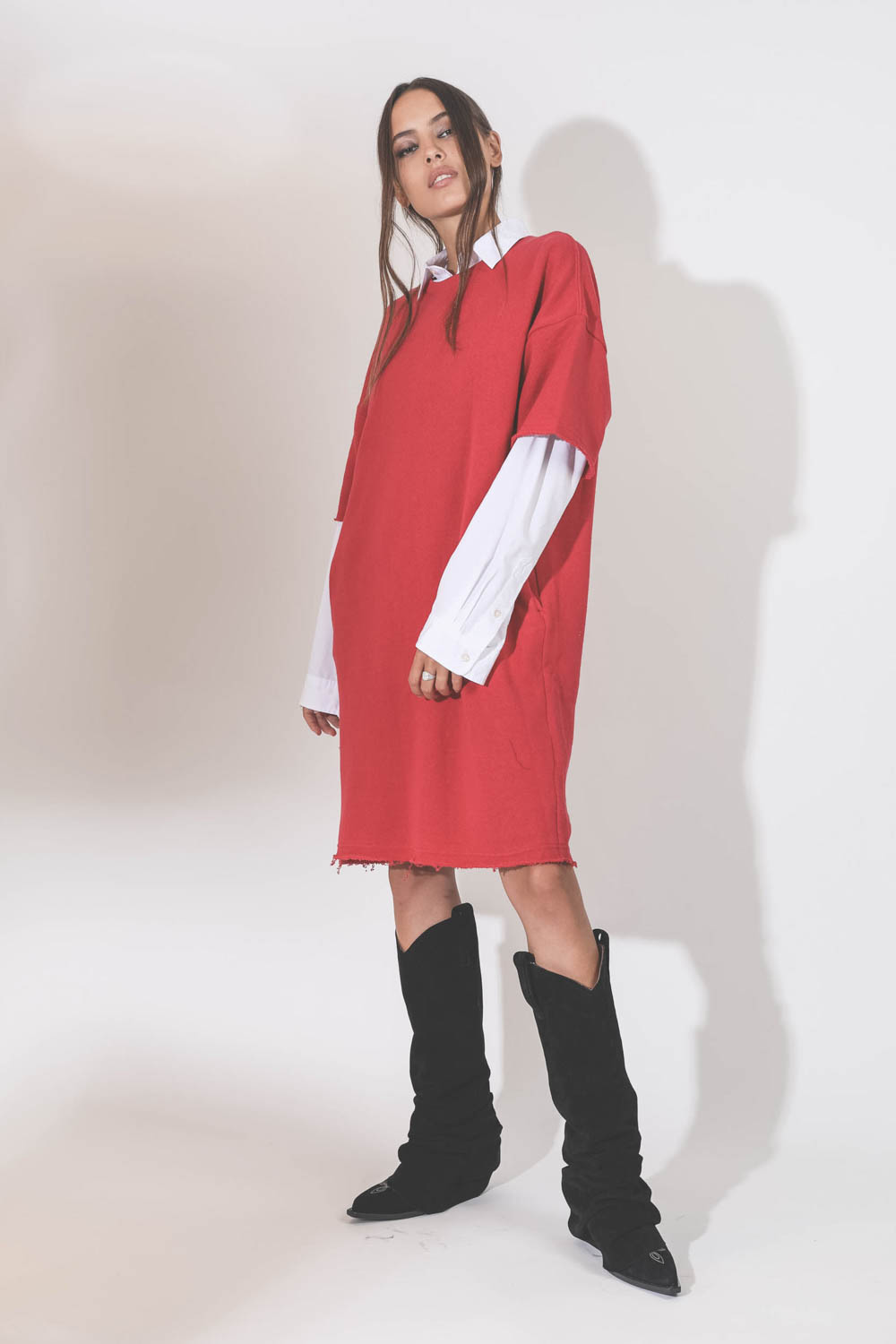 Robe online sweat rouge
