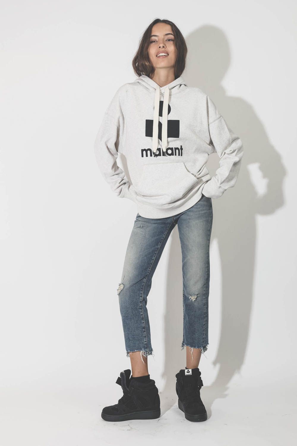 Isabel Marant Etoile Sweatshirt MANSEL Ecru