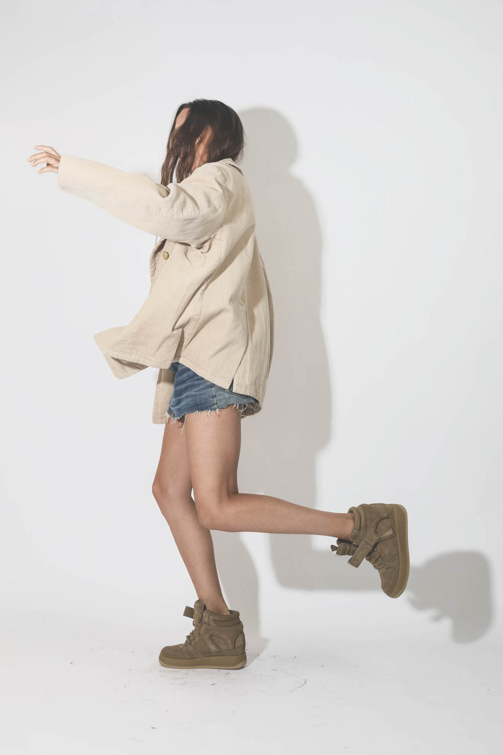 Isabel Marant Chaussures Sneakers Ellyn Taupe