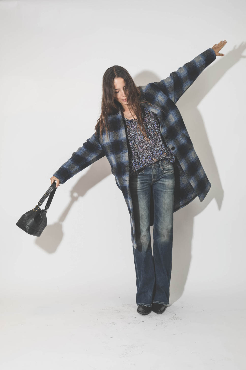Isabel Marant Etoile Manteau Gabriel Bleu