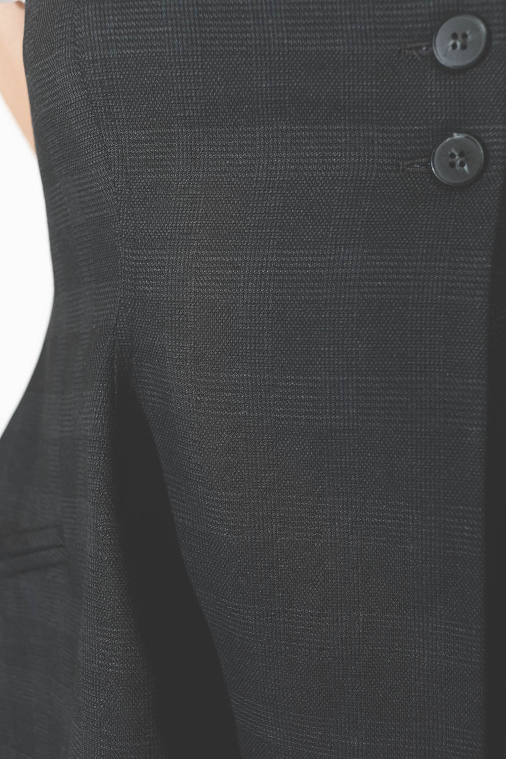 Bustier prince de Galles Vautrait. D&eacute;tail du tissu.