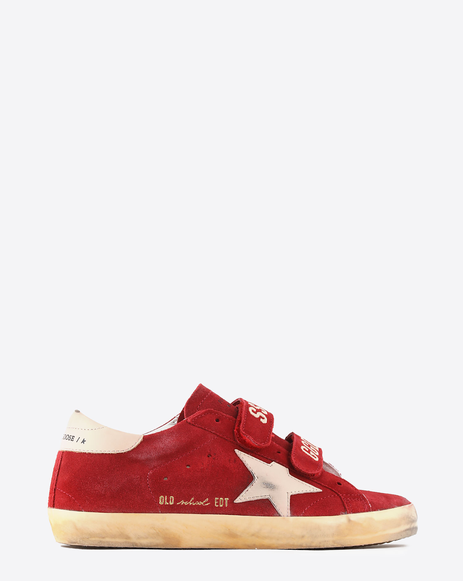 Sneakers Golden Goose Old School Red Beige 40442