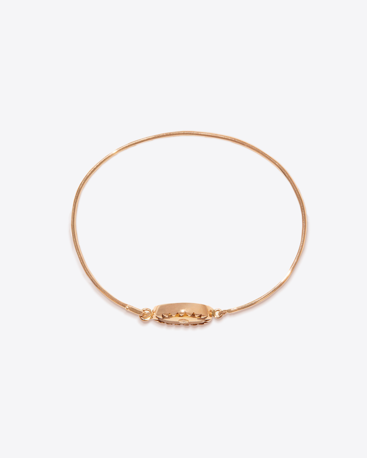 Bracelet Jonc Orso Honey Quartz  Pascale Monvoisin