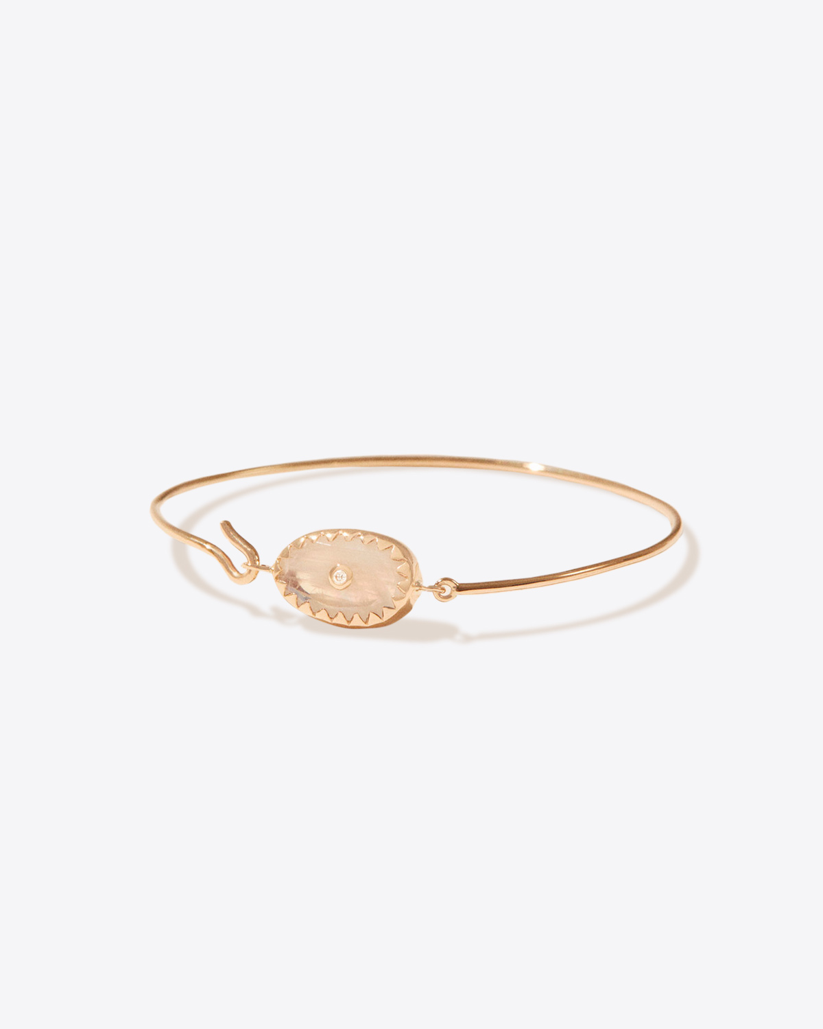 Bracelet Jonc Orso Moonstone Pascale Monvoisin 