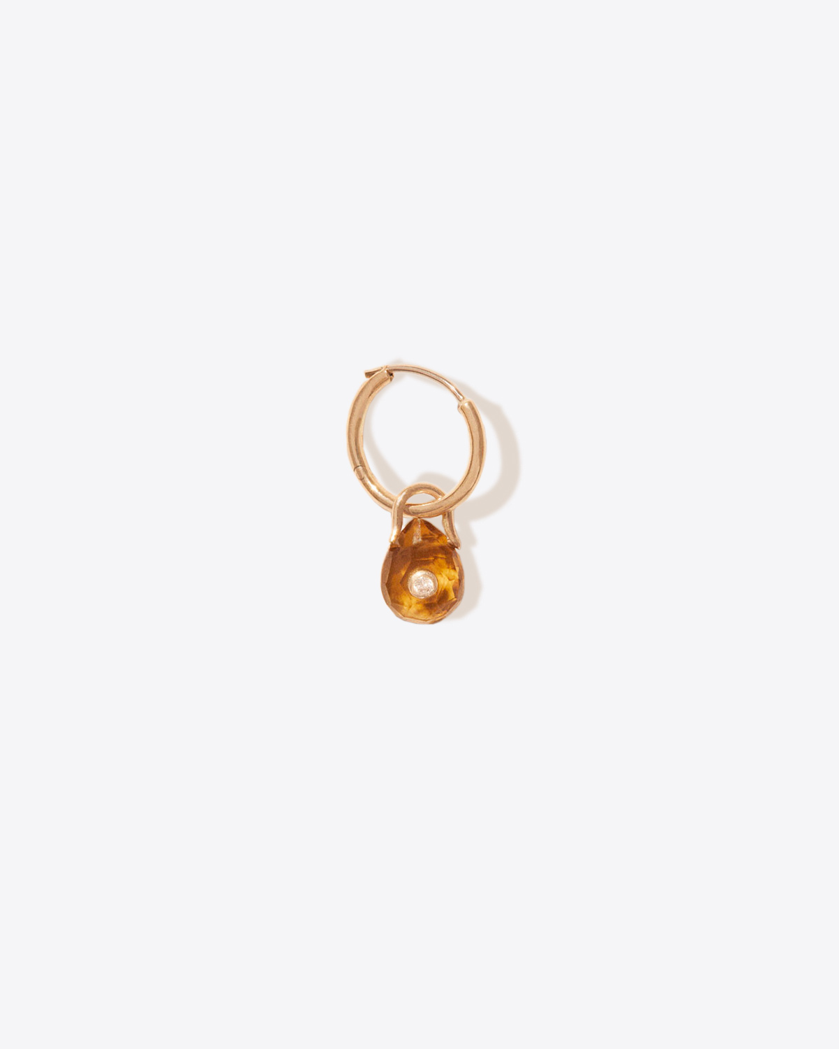 Boucle D'oreille Orso Honey Quartz