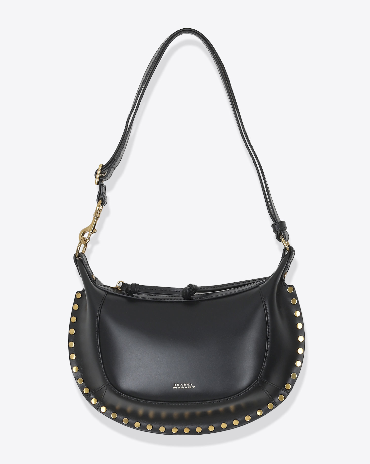 Sac Isabel Marant Oskan Lune en cuir Noir 