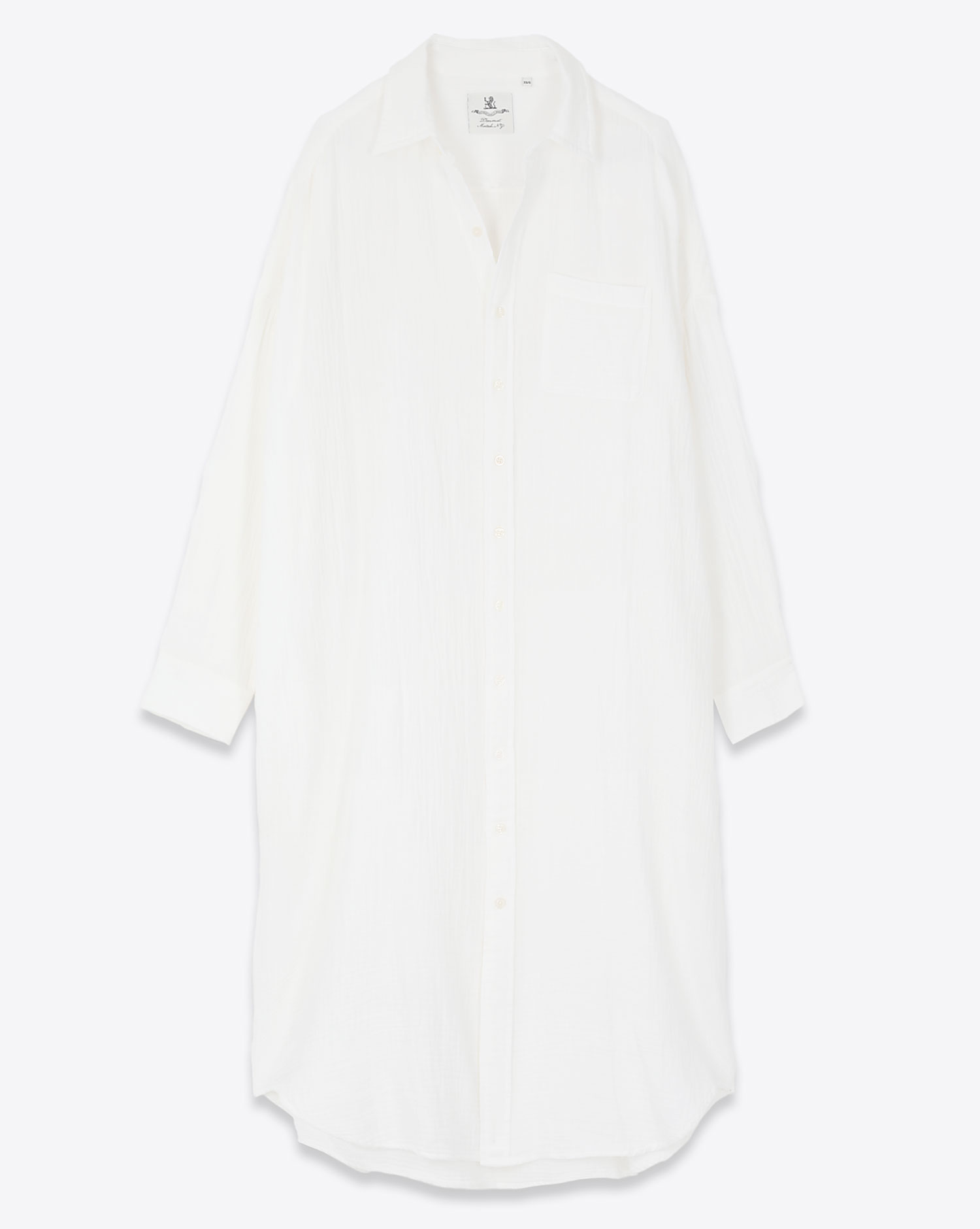 Denimist Robe Chemise Oversize blanche 