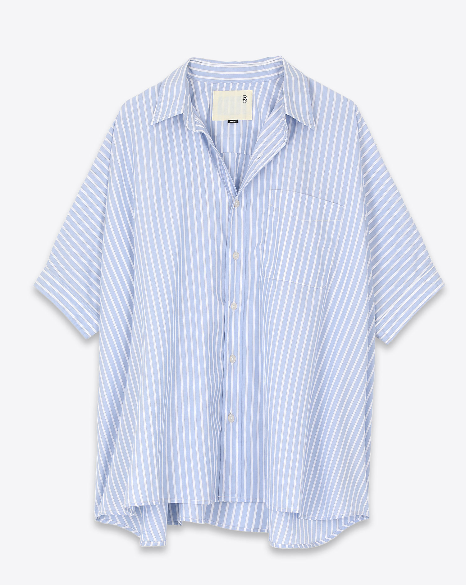 Oversized Boxy Button Up Shirt R13