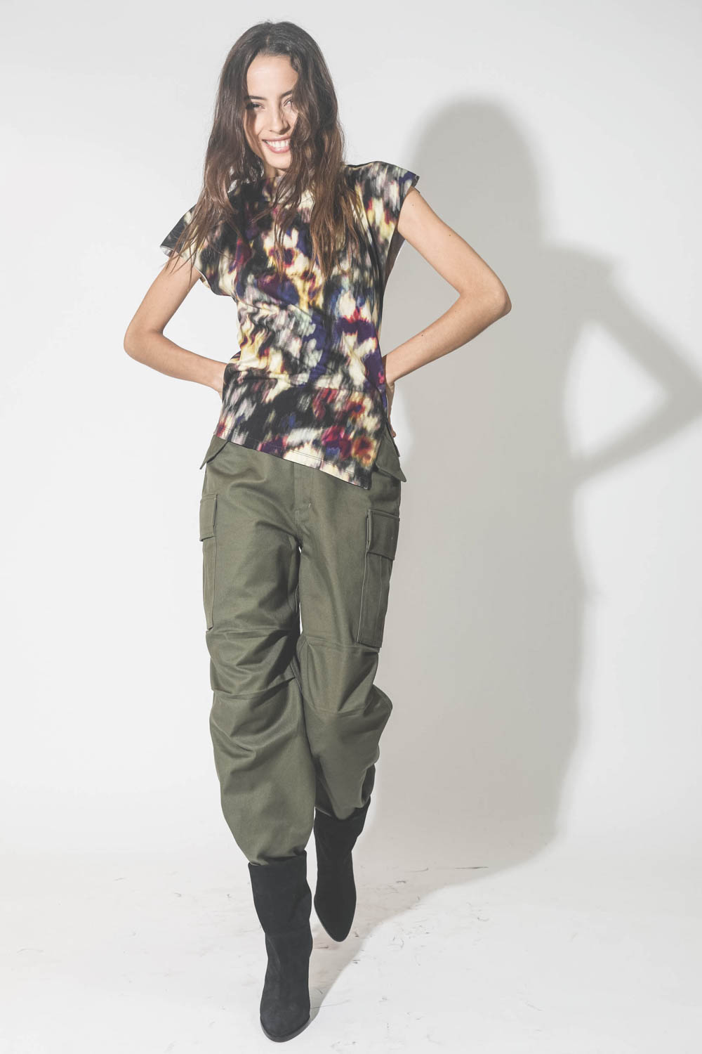 Vis a Vis Pantalon Cargo Khaki