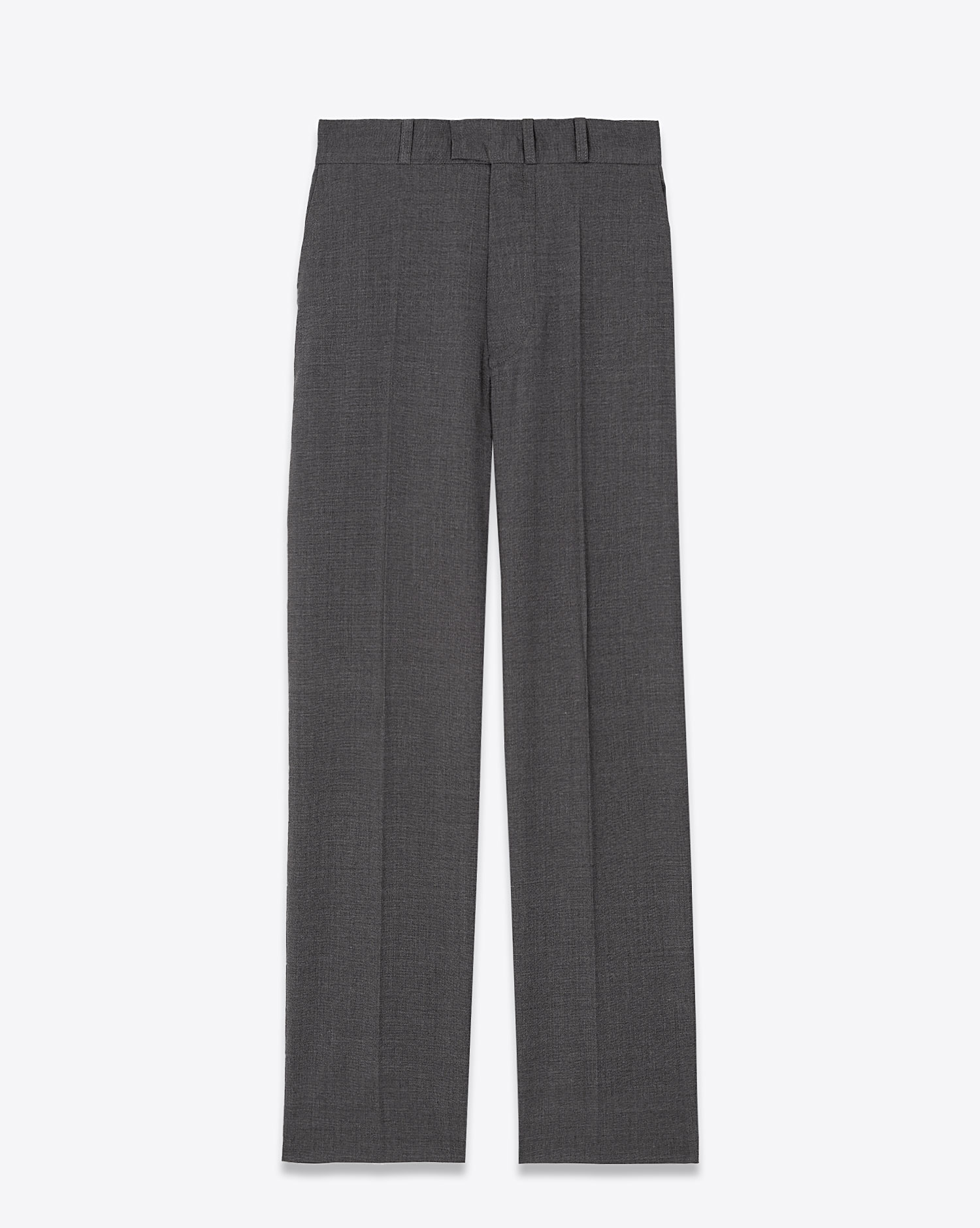 Produit Pantalon droit Maison Flaneur anthracite. Vue face. 