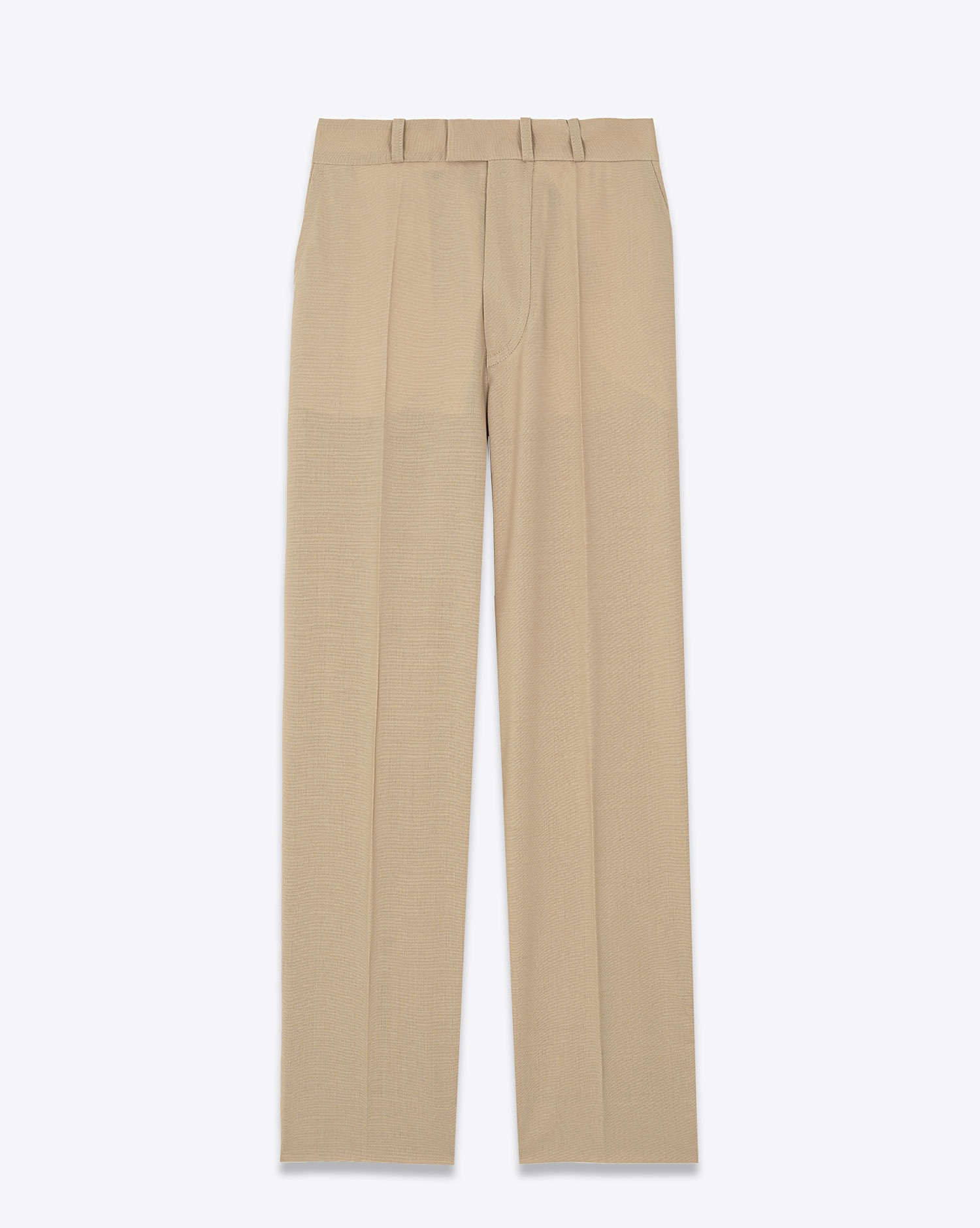 Produit Pantalon Droit Maison Flaneur camel. Vue face. 