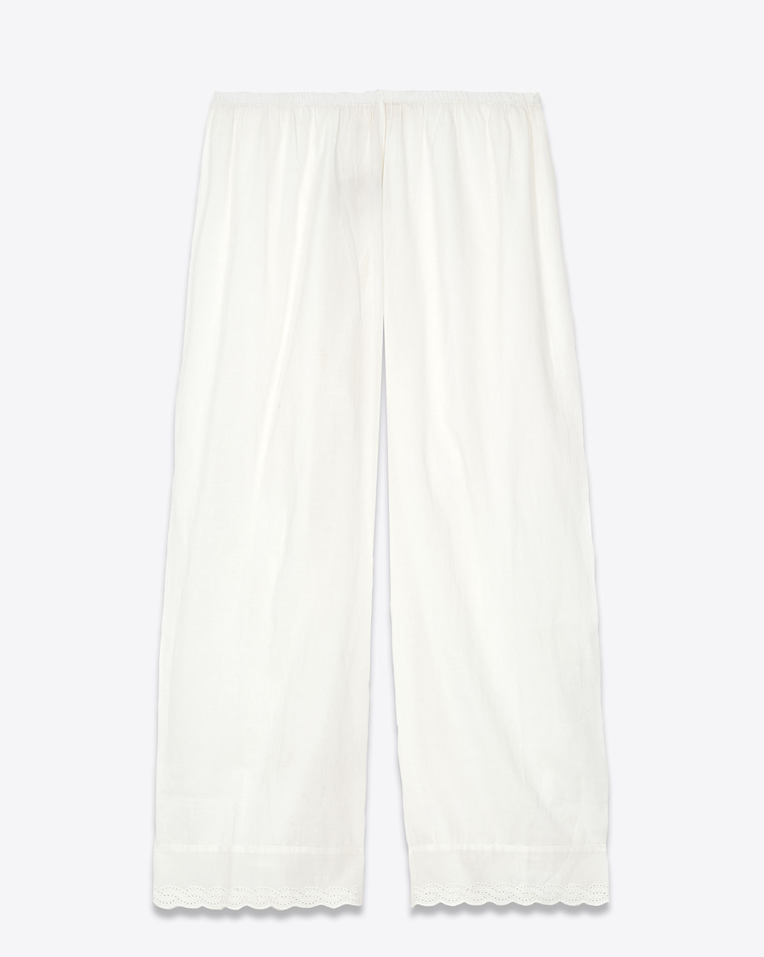 Produit The Great Pantalon Eyelet Easy Sleep Blanc