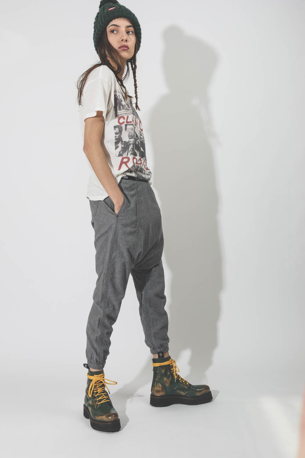 Pantalon sarouel FUUF Lounge Pant - Charcoal r13