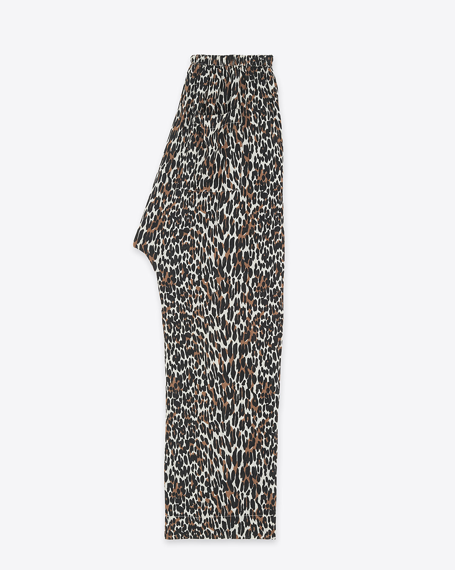Produit Pantalon Reef The Great en coton imprimé léopard. Vue profil. 