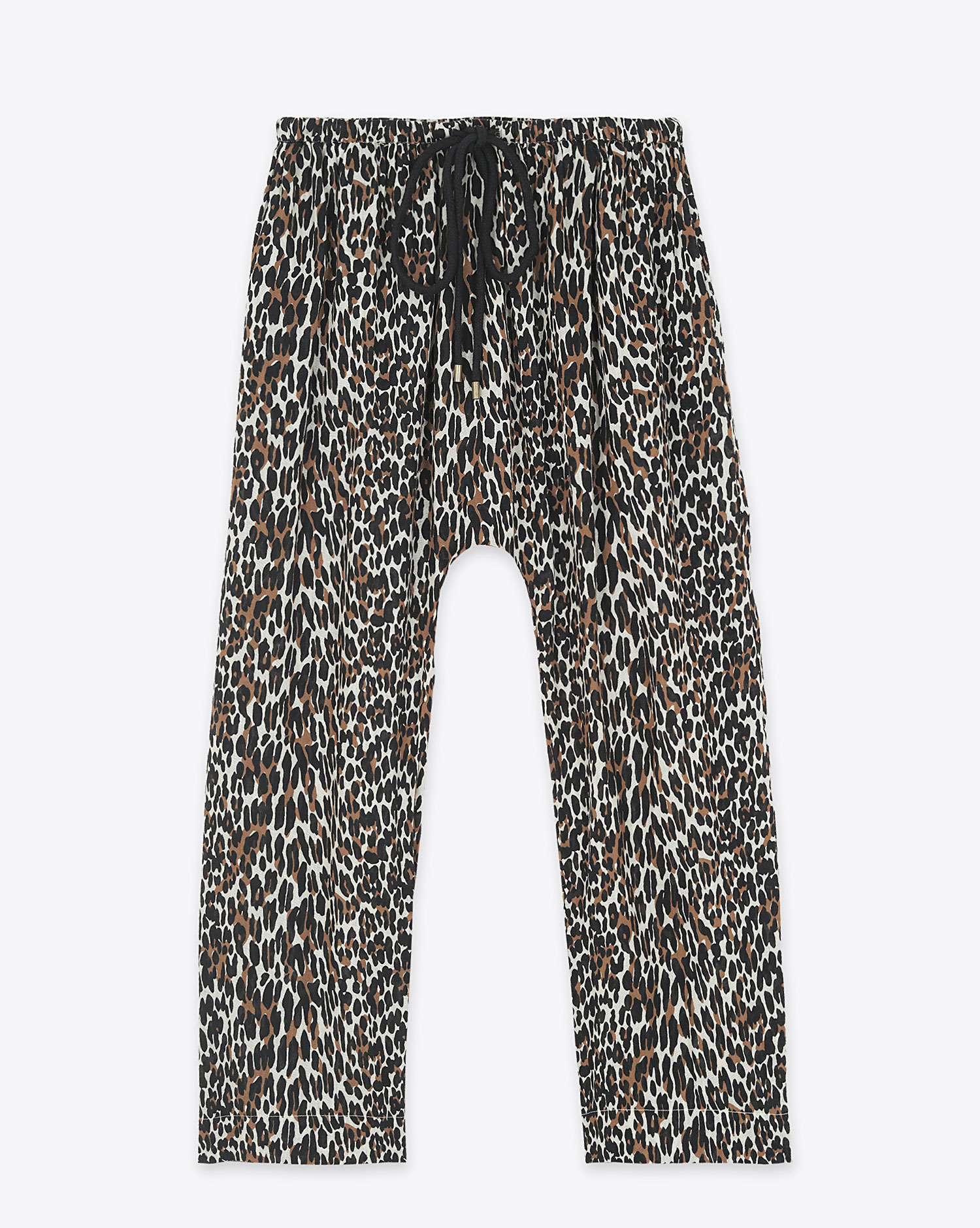 Produit Pantalon Reef The Great en coton imprimé léopard. Vue face. 