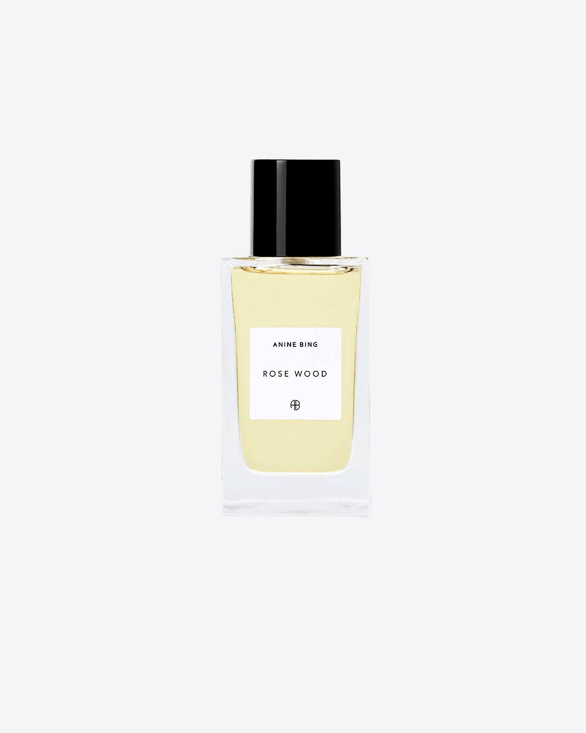 Produit Eau de parfum Rose Wood Anine Bing. Flacon.