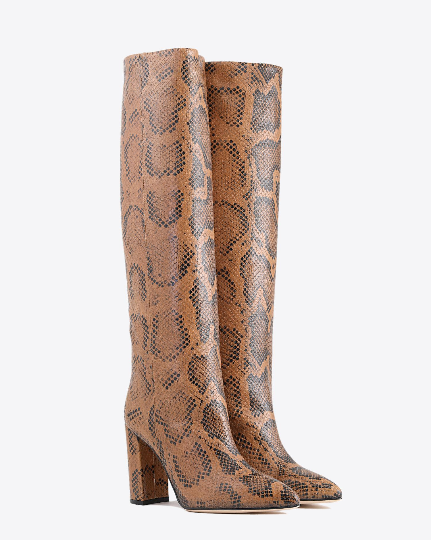 Image du produit Paris Texas Pré Collection Bottes effet Serpent - Cognac  - 2