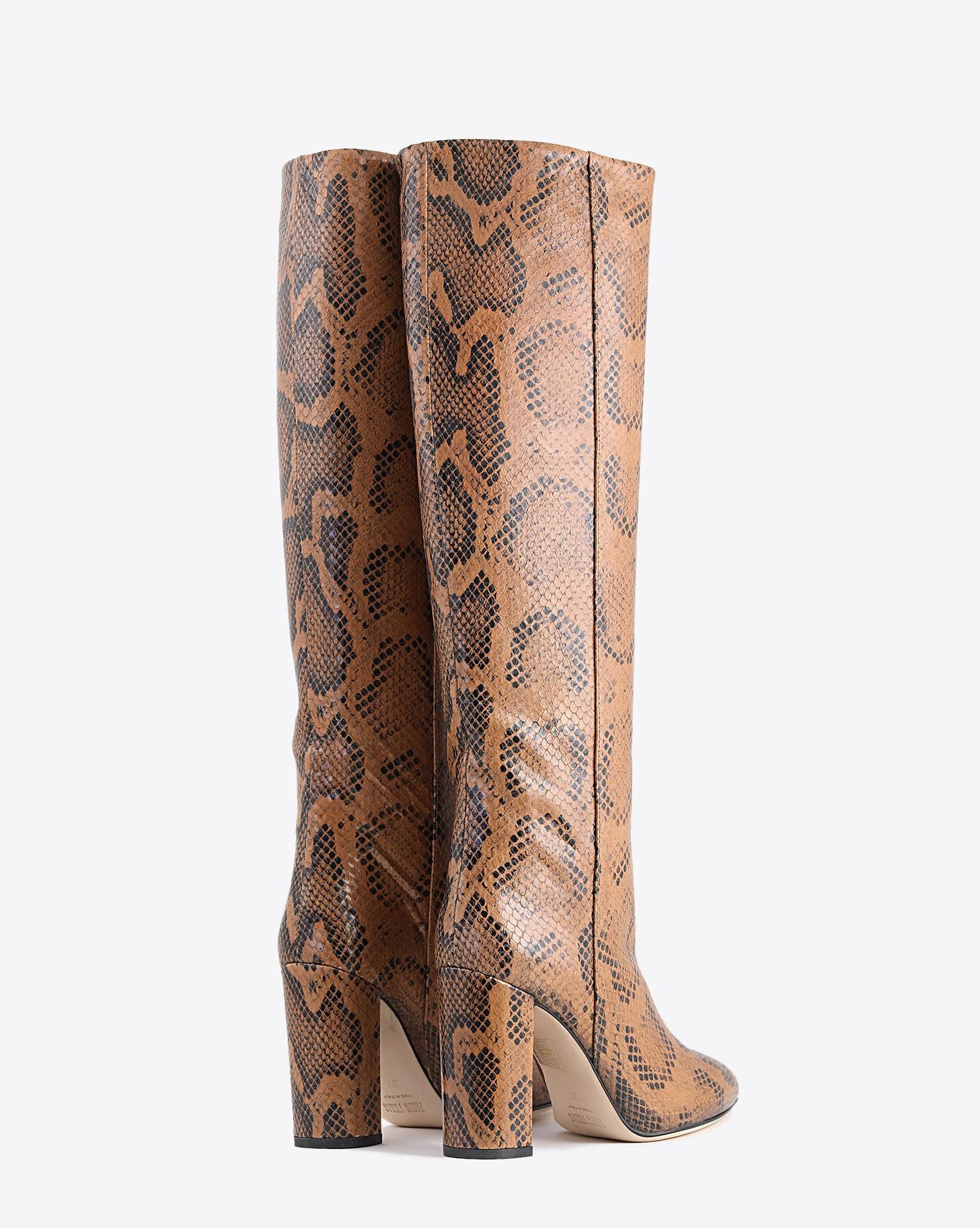 Image du produit Paris Texas Pré Collection Bottes effet Serpent - Cognac  - 3